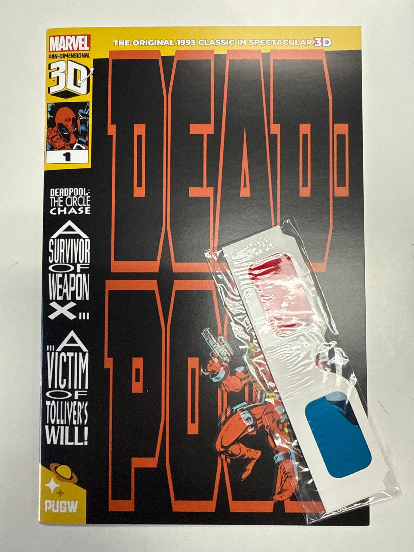 PUGW MARVEL COMICS PAN DIMENSIONAL DEADPOOL #1 W 3D Glasses