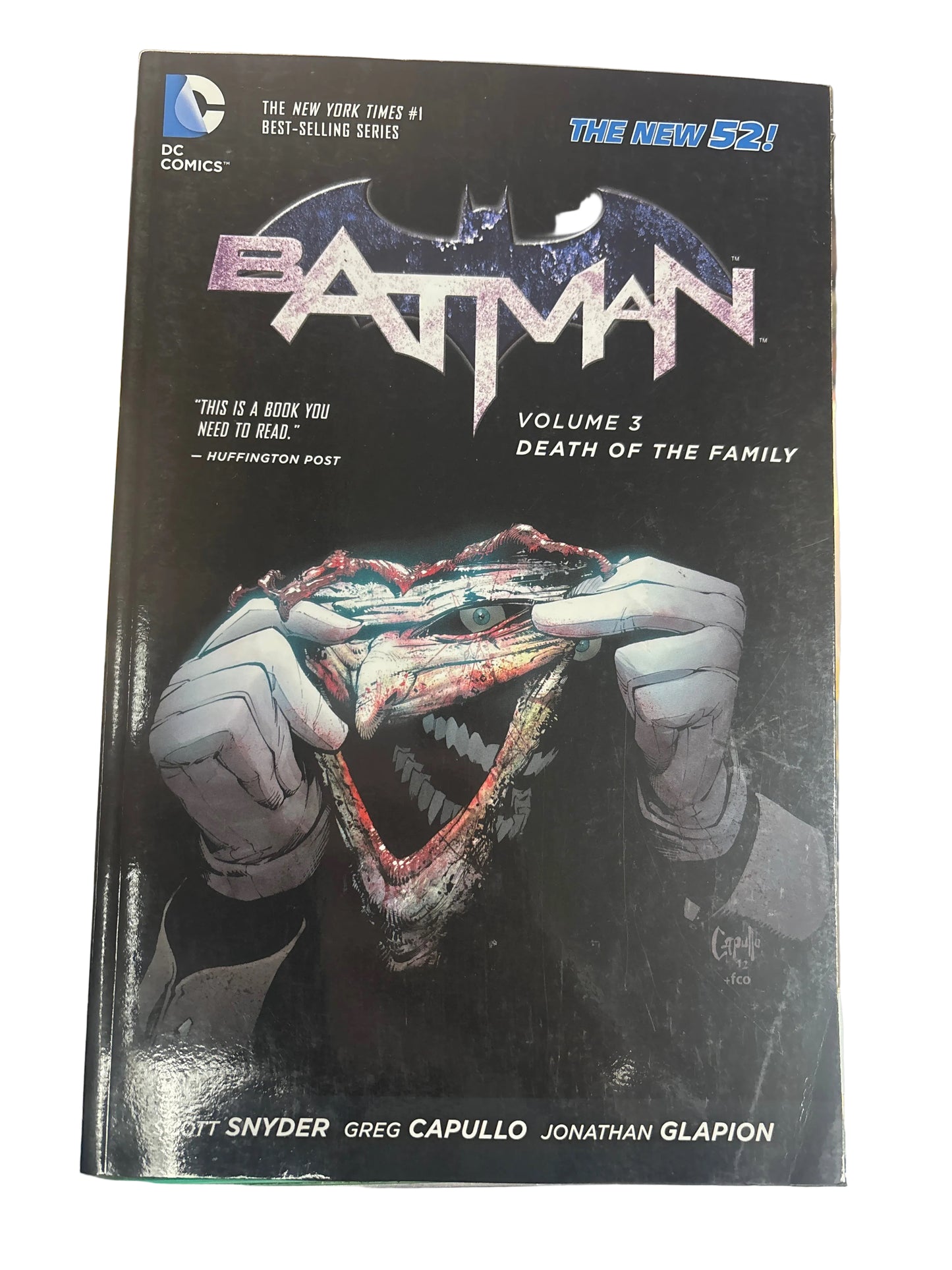 DC BATMAN VOLUME 3 DEATH OF THE FAMILY SOFTCOVER