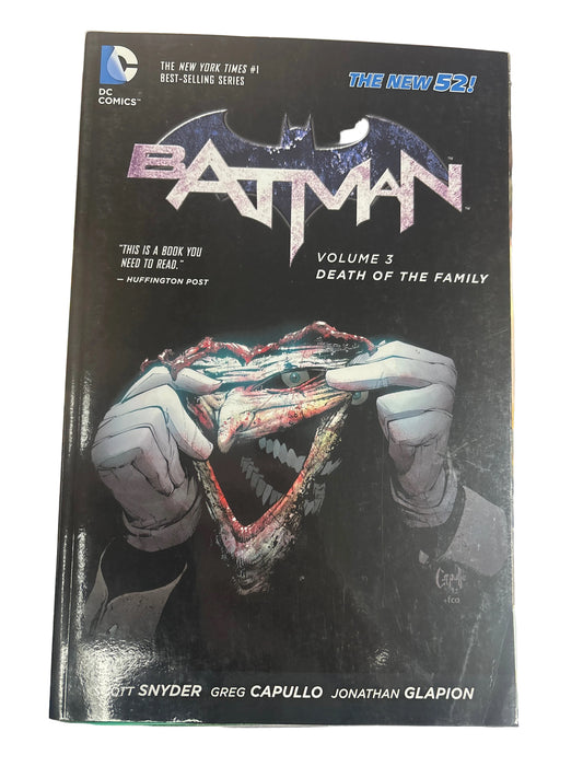 DC BATMAN VOLUME 3 DEATH OF THE FAMILY SOFTCOVER