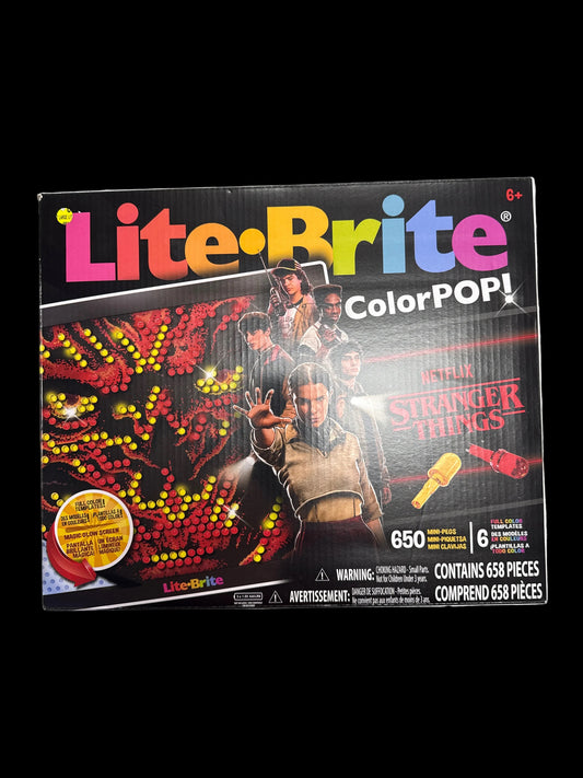 LITE BRITE COLOR POP STRANGER THINGS SPECIAL EDITION