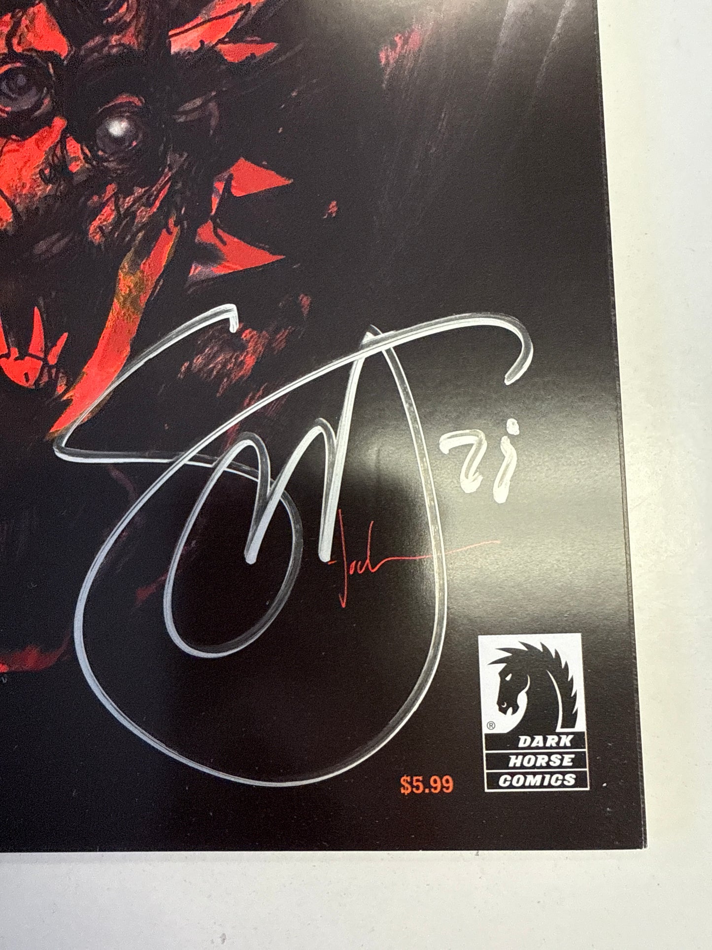 DARK HORSE WE HAVE DEMONS SIGNED AT MIDTON COMICS BY SCOTT SNYDER WITH CERT MINT condition