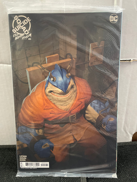 SUICIDE SQUAD KILL ARKHAM ASYLUM #5 HTF OLIVETTI VARIANT! (2024 SEALED)
