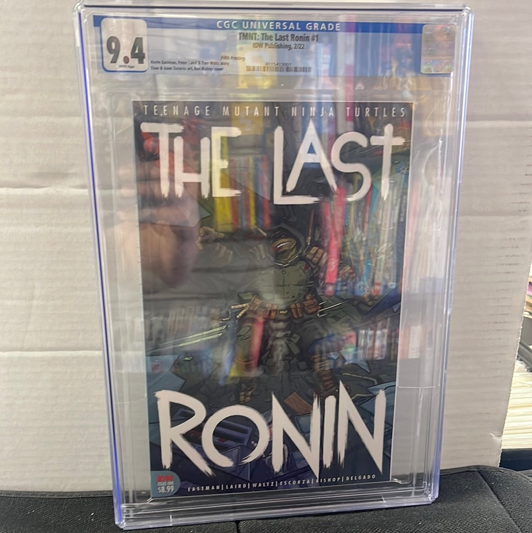 IDW COMICS TMNT THE LAST RONIN #1 CGC 9.4 FIFTH PRINTING