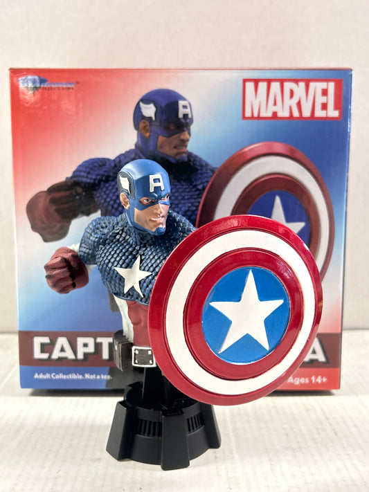 DIAMOND SELECT TOYS MARVEL CAPTAIN AMERICA FIGURE (BOX INCLUDED)