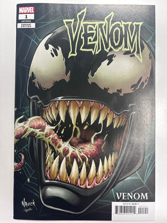 MARVEL VENOM #1 TODD NAUCK HEADSHOT COVER