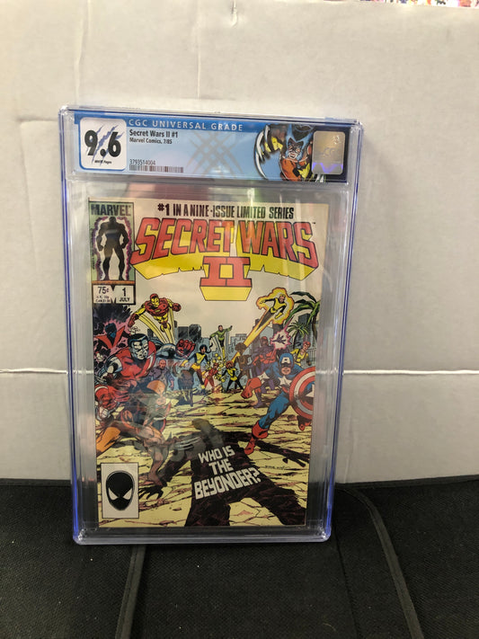 MARVEL COMICS SECRET WARS II #1 (1985) CGC 9.6 WP