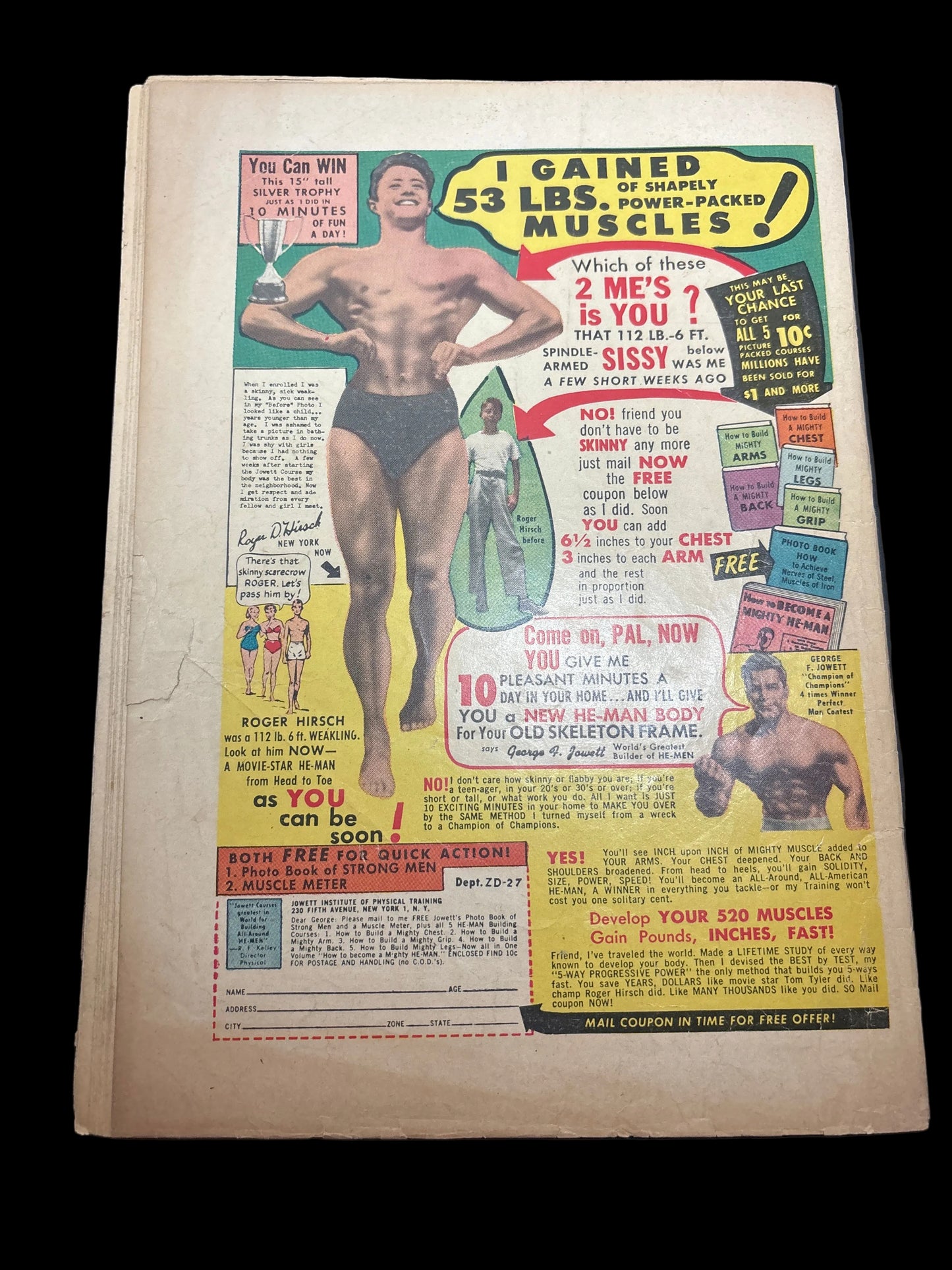 ZIFF DAVIS COMICS GROUP FLYBOY #2 SILVER AGE