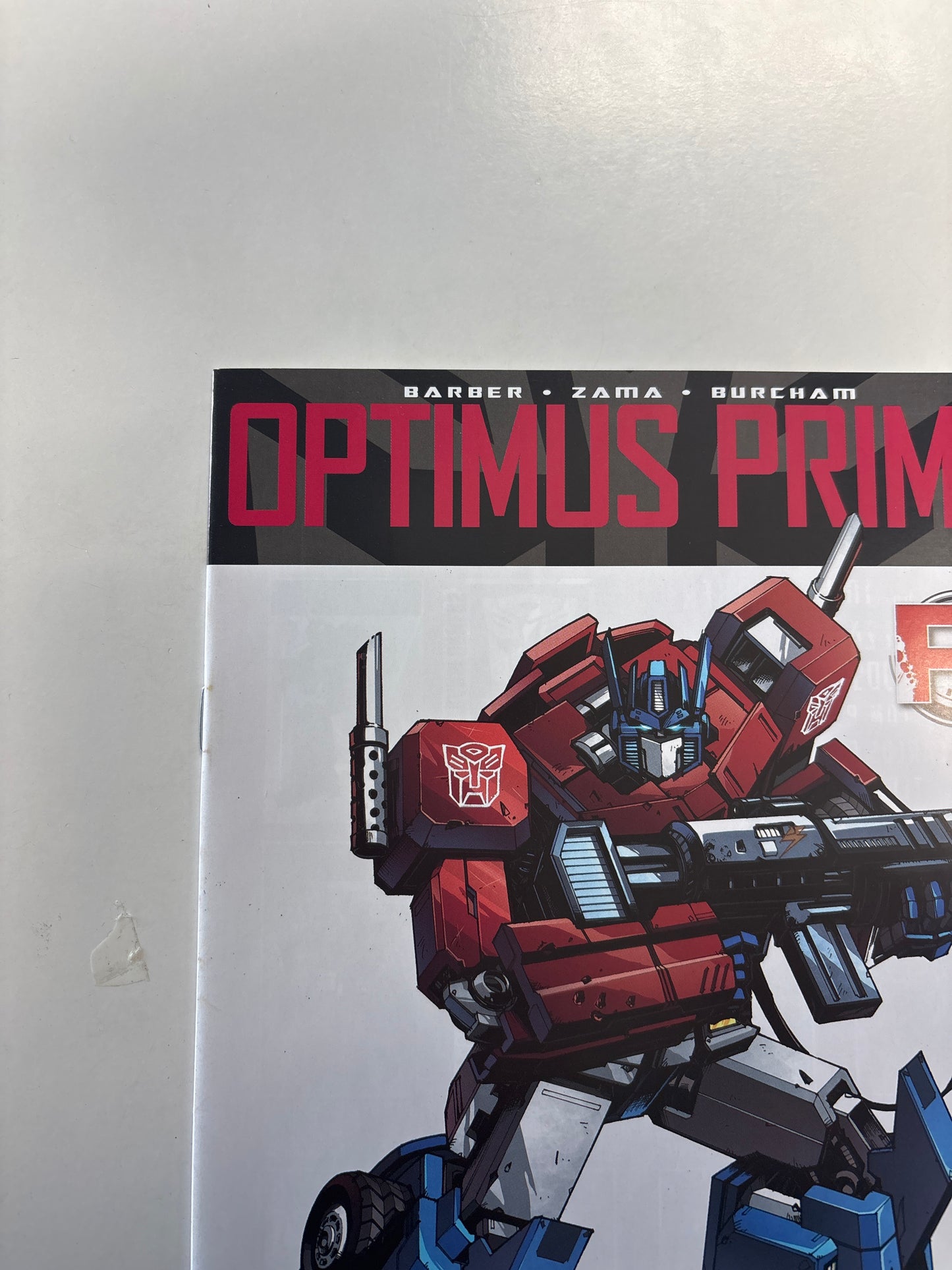 IDW #1 OPTIMUS PRIME RECONSTRUCTION