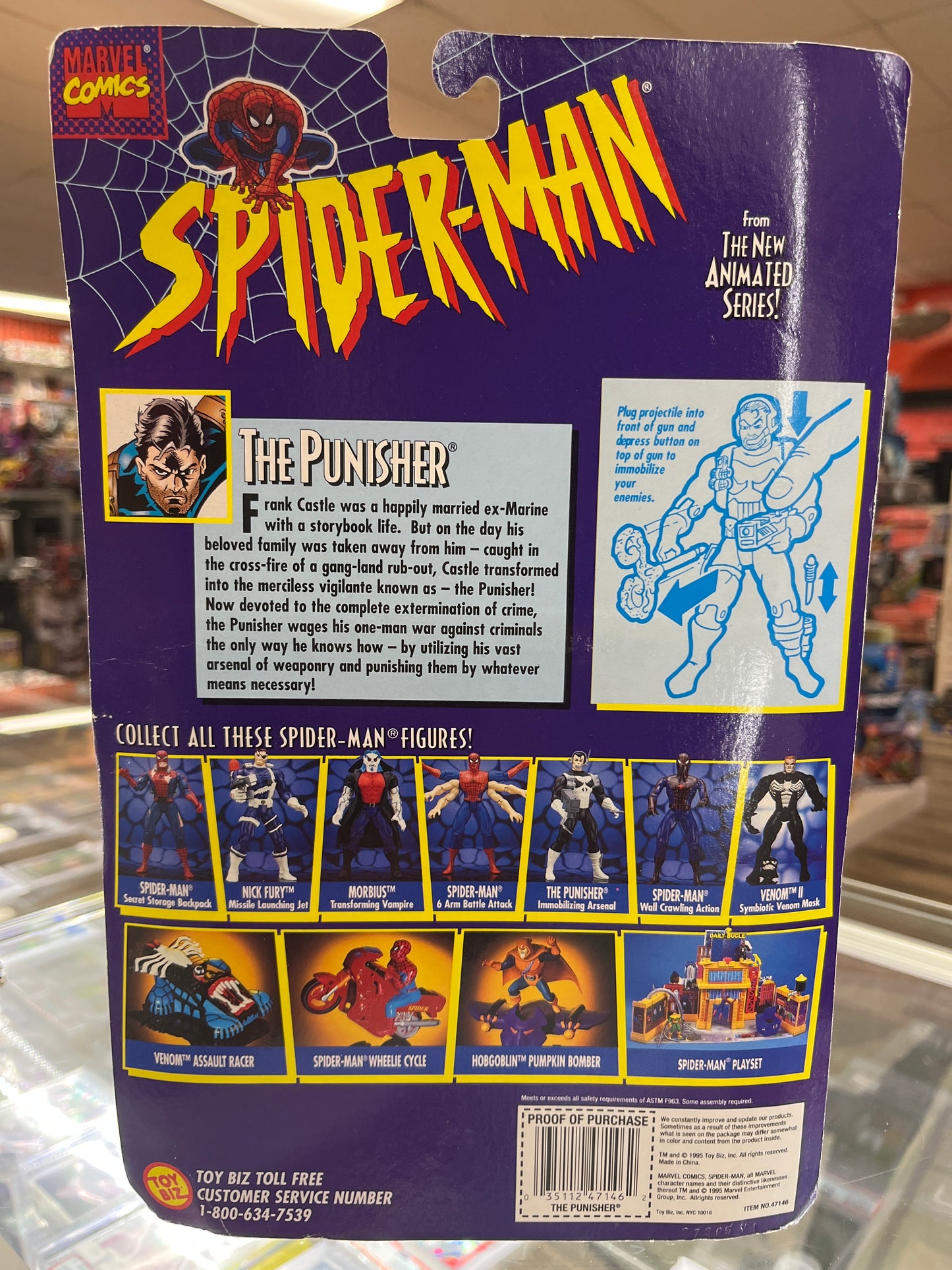 MARVEL SPIDER-MAN THE PUNISHER ACTION FIGURE