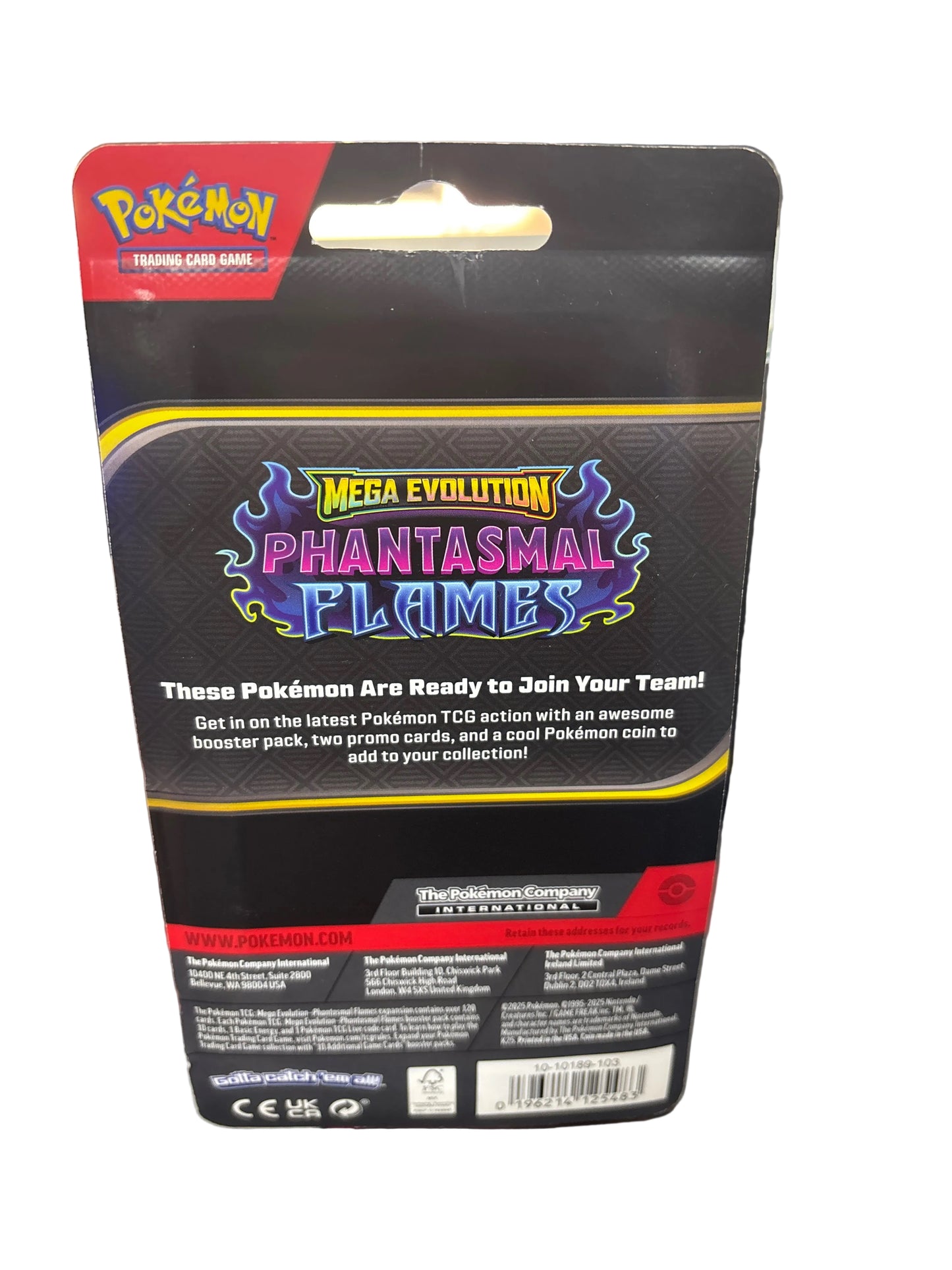 POKEMON PHANTASMAL FLAMES BLISTER WITH PROMOS AND COIN