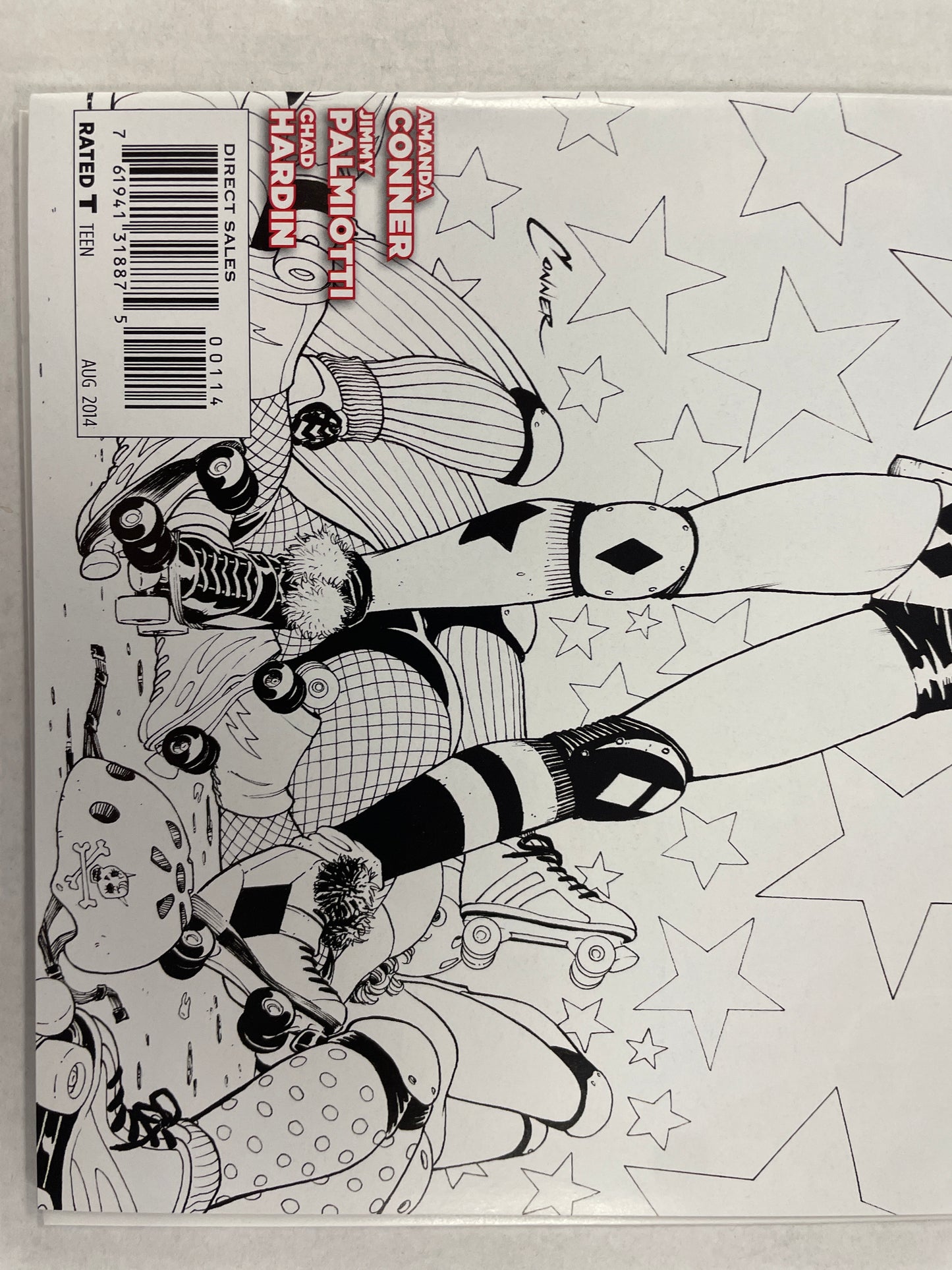 HARLEY QUINN #1 4th PRINT NM/MINT (2014, AMANDA CONNER SKETCH COVER VARIANT HTF)