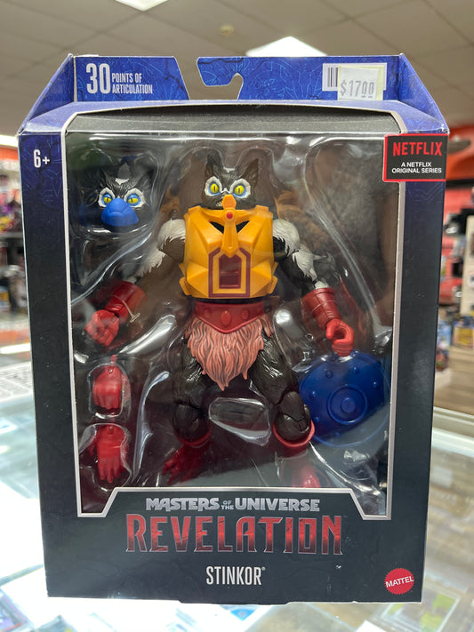 MATTEL MASTERS OF THE UNIVERSE REVELATION STINKOR ACTION FIGURE