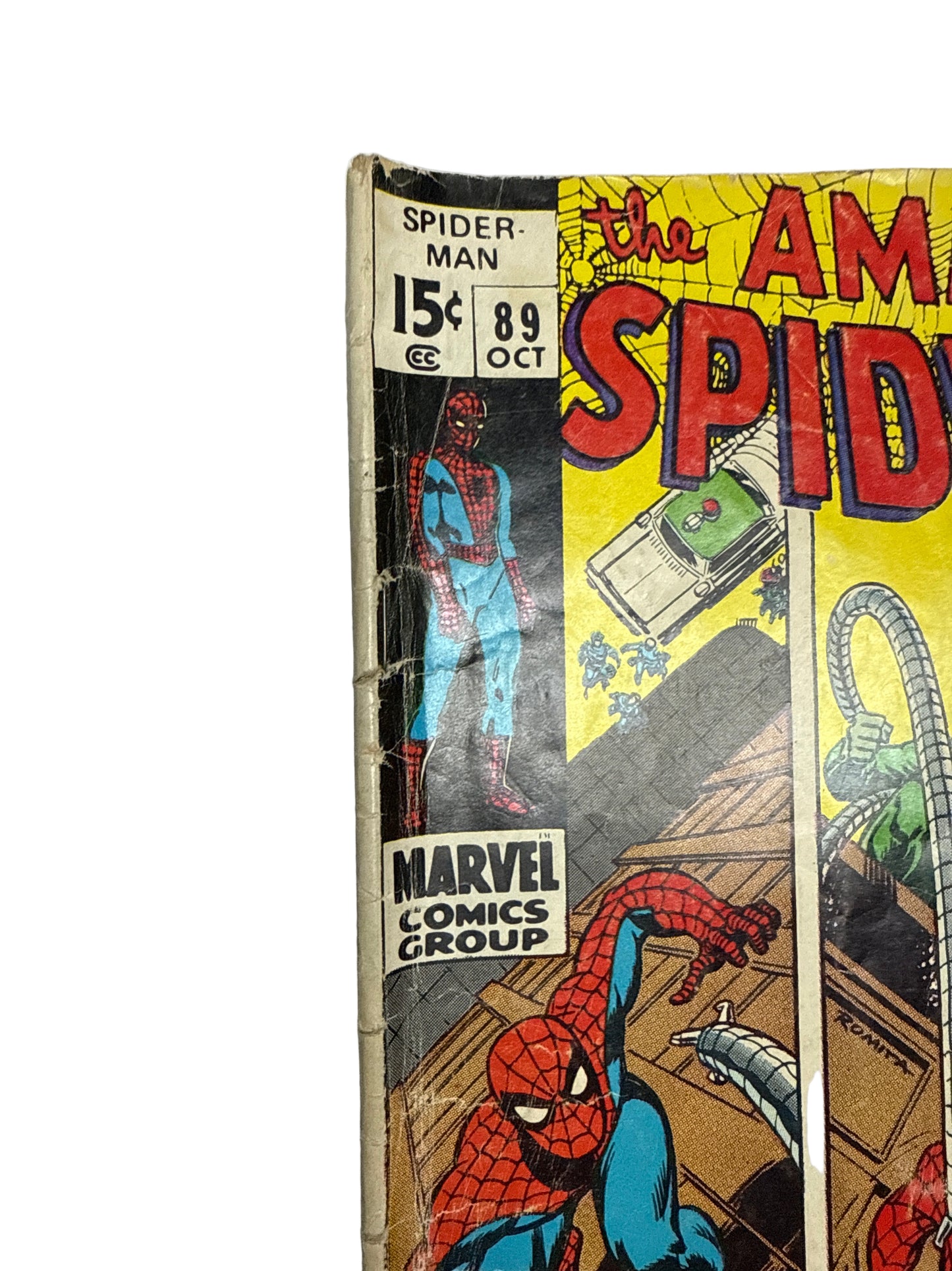 MARVEL COMICS AMAZING SPIDER-MAN #89 Good Condition. DOC OCK LIVES!