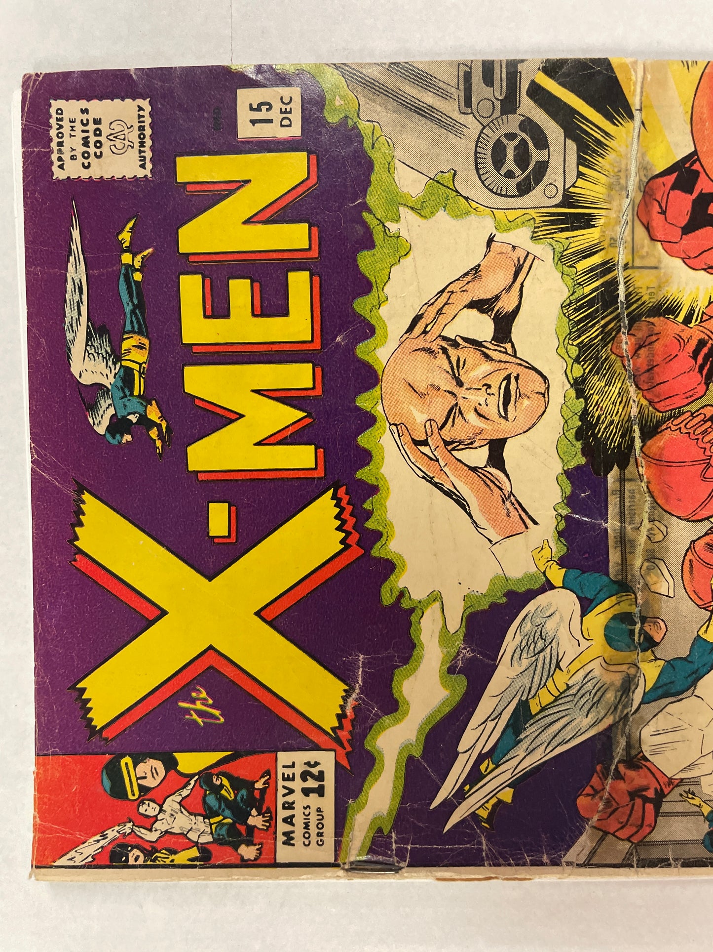 THE X-MEN #15 (1965, EARLY MARVEL SILVER AGE COMIC KEY!) 1st APPEARANCE OF MASTER MOLD! 2nd SENTINELS & BOLIVAR TRASK! GOOD+