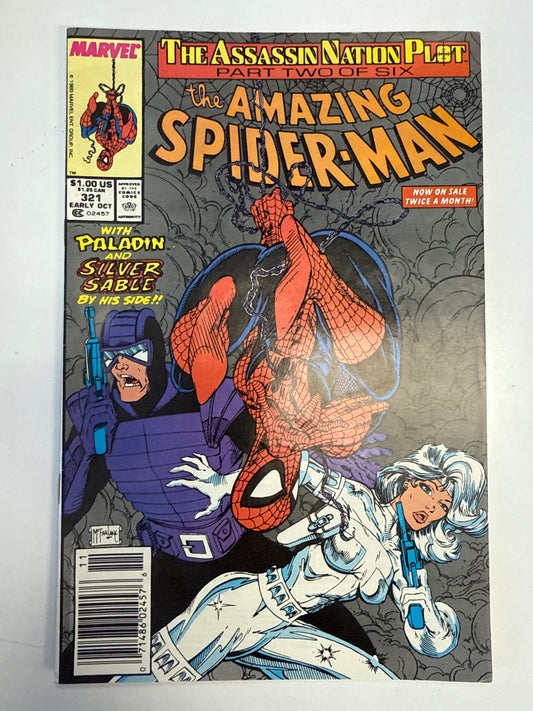 MARVEL COMICS THE AMAZING SPIDER-MAN #321 MCFARLANE ASSASSIN NATION PLOT 6 of 6