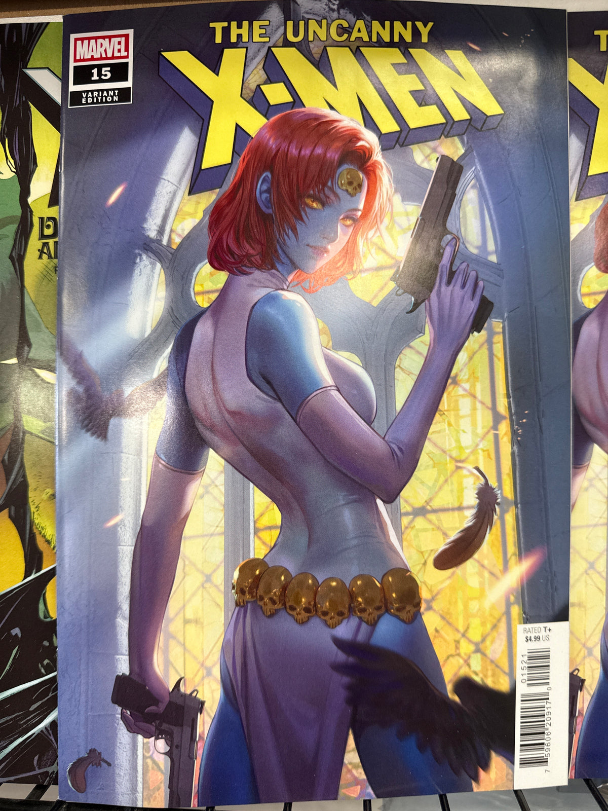 MARVEL COMICS UNCANNY X-MEN #15 DARK ARTERY 3-4 MYTIQUE COVER