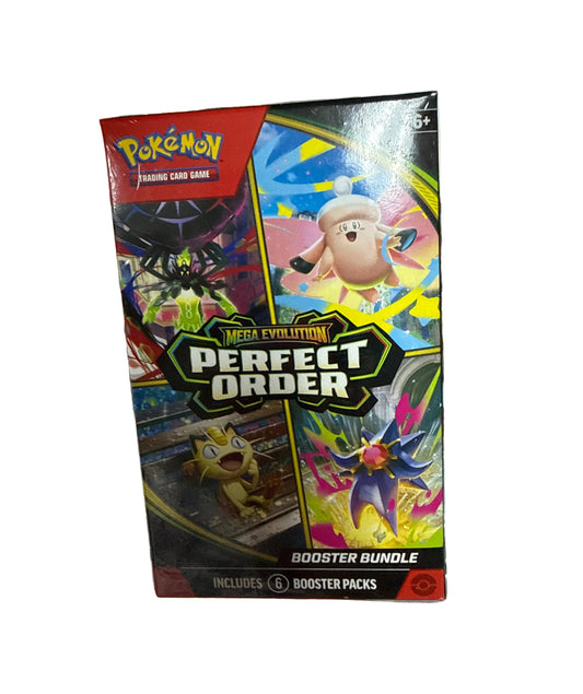 POKEMON TCG MEGA EVOLUTION PERFECT ORDER BOOSTER BUNDLE