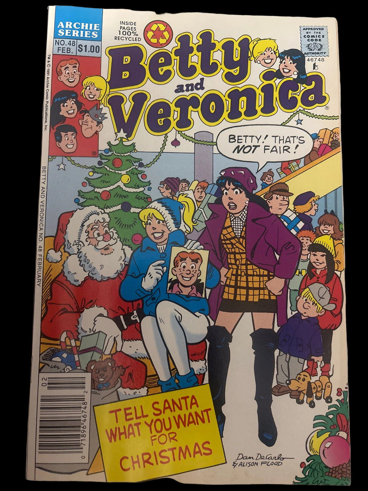 ARCHIE SERIES BETTY AND VERONICA #48 NEWSSTAND