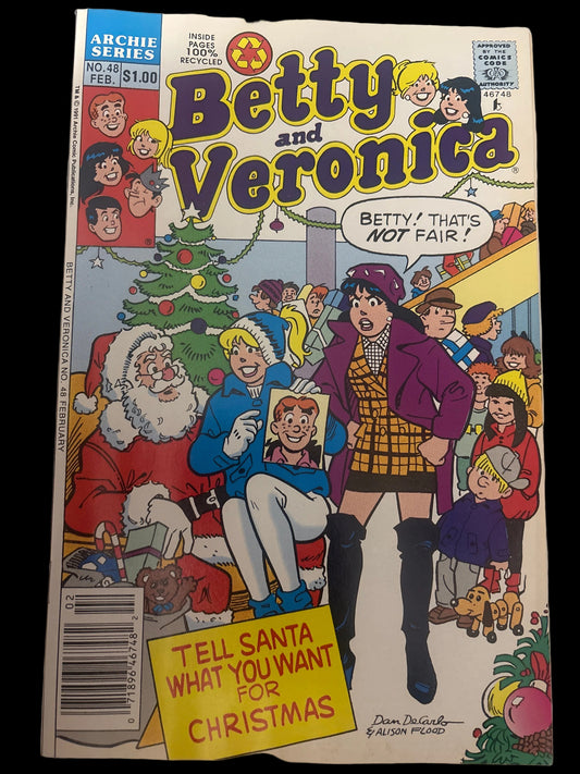 ARCHIE SERIES BETTY AND VERONICA #48 NEWSSTAND
