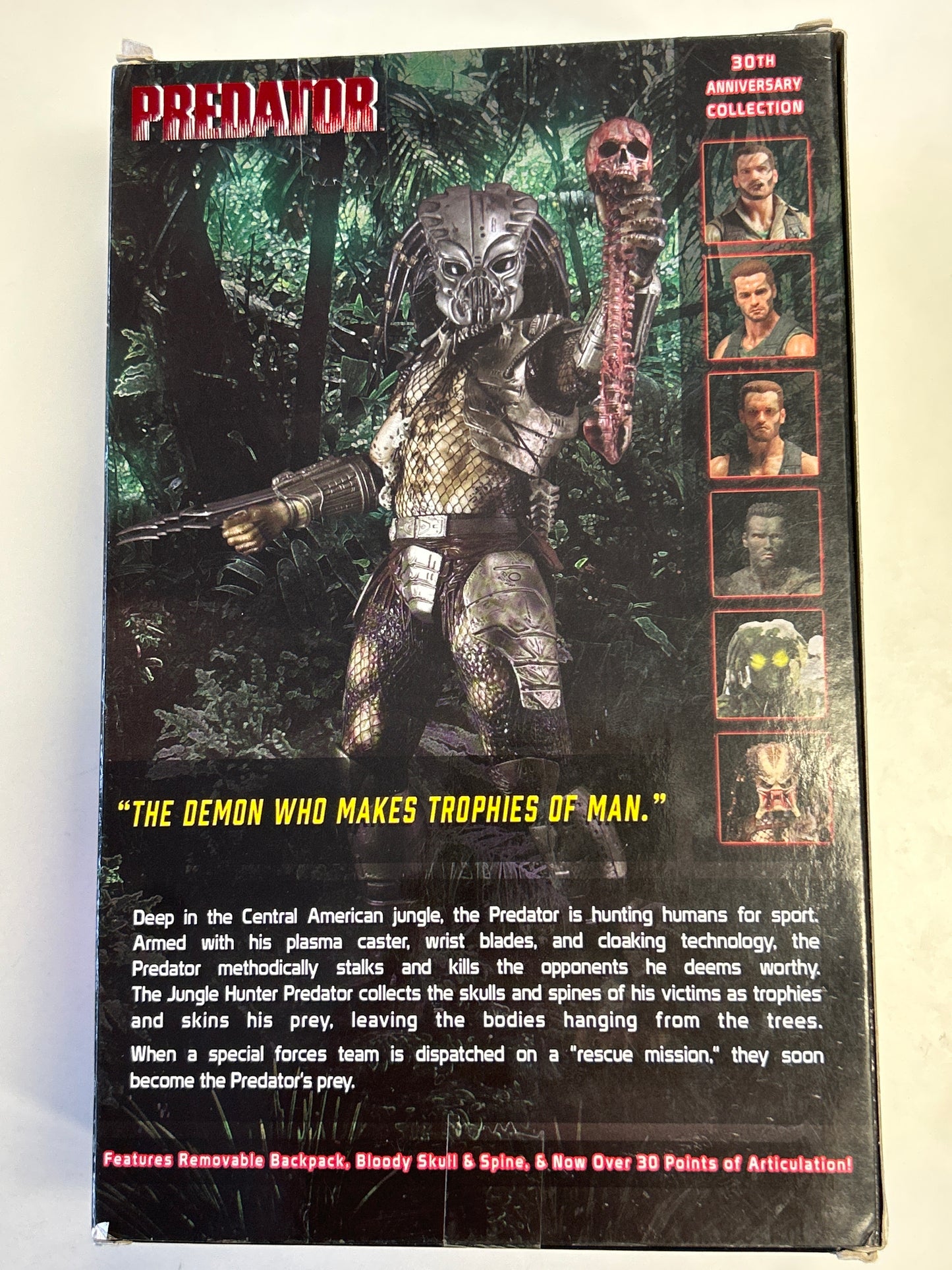 NECA PREDATOR JUNGLE HUNTER MASKED [PROTOTYPE] FIGURE SEALED IN GOOD CONDITION BOX