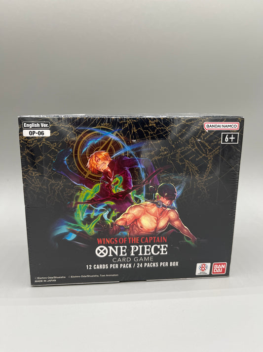 Bandai Namco One Piece Card Game Wings of the Captain 24 pack Card Box