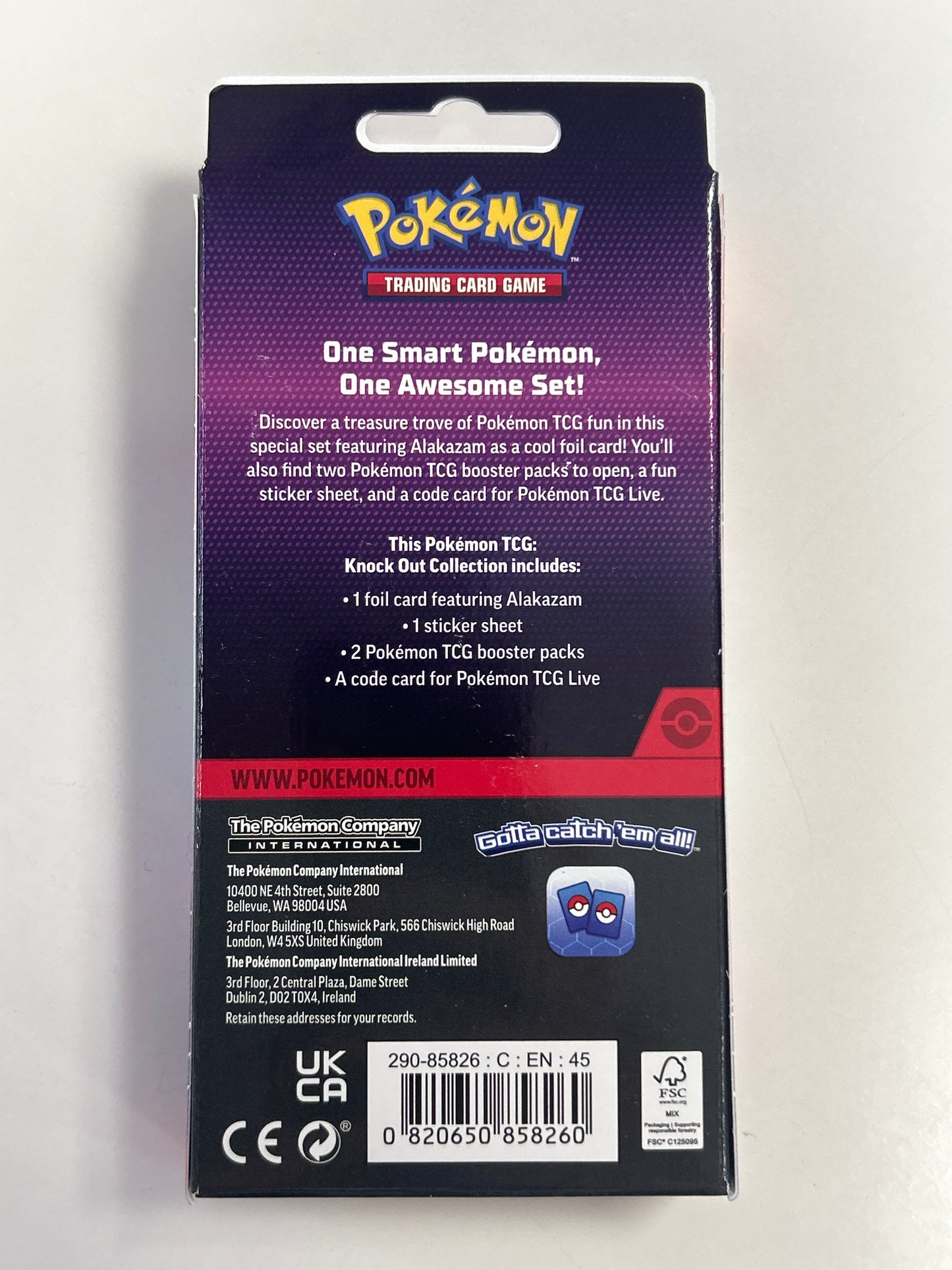 POKÉMON TCG SCARLETT AND VIOLET ALAKAZAM KNOCK OUT COLLECTION
