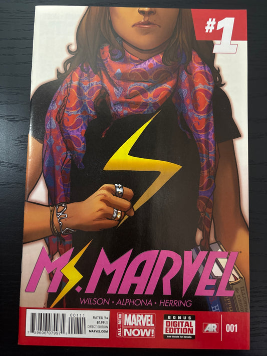 MARVEL MS MARVEL #1 FIRST APPEARANCE OF KAMALA KHAN