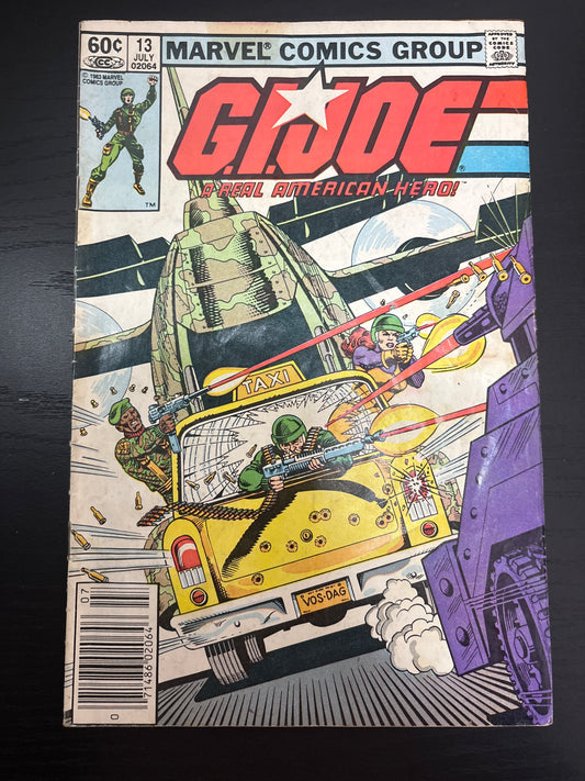 MARVEL COMICS G.I. JOE A REAL AMERICAN HERO #13 NEWSSTAND