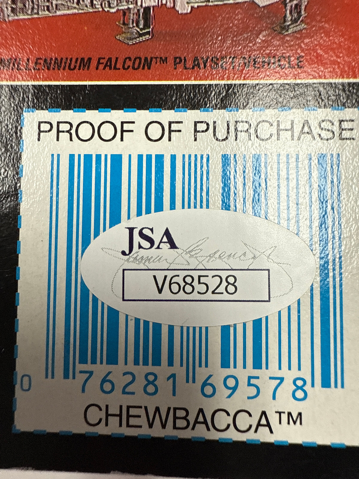 Hasbro Star Wars Action Figure Chewbacca w/Bowcaster & Blaster Rifle New SIGNED JSA CERTIFIED