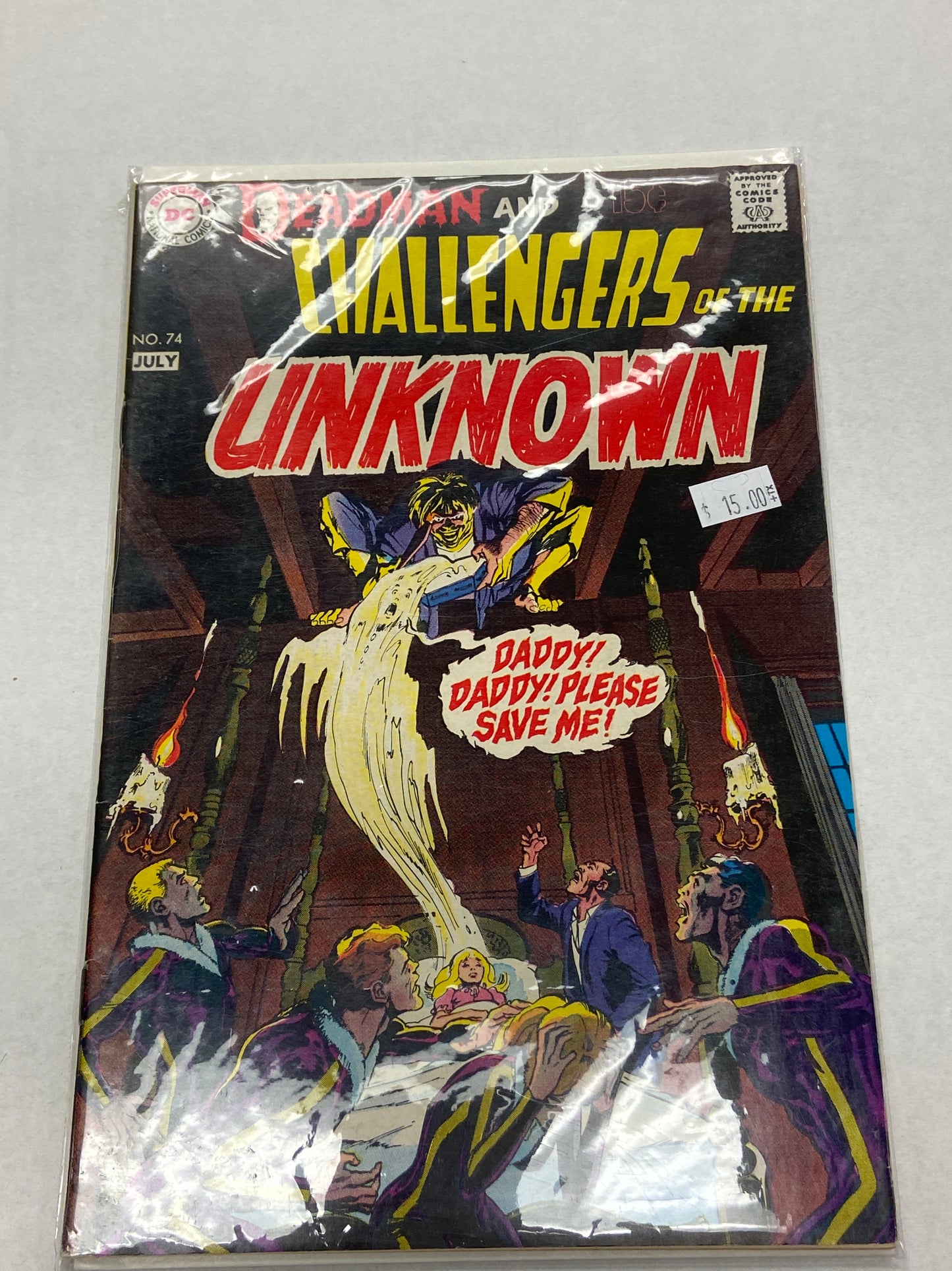 DC COMICS CHALLENGES OF THE UNKNOWN MAN NO. 74