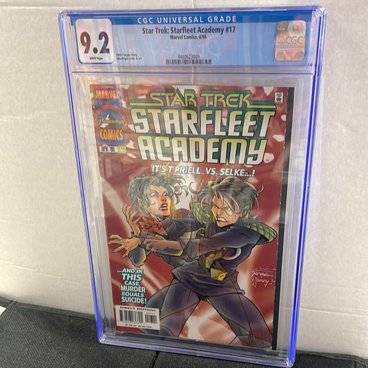 MARVEL COMICS STAR TREK STAR FLEET ACADEMY #17 CGC 9.2