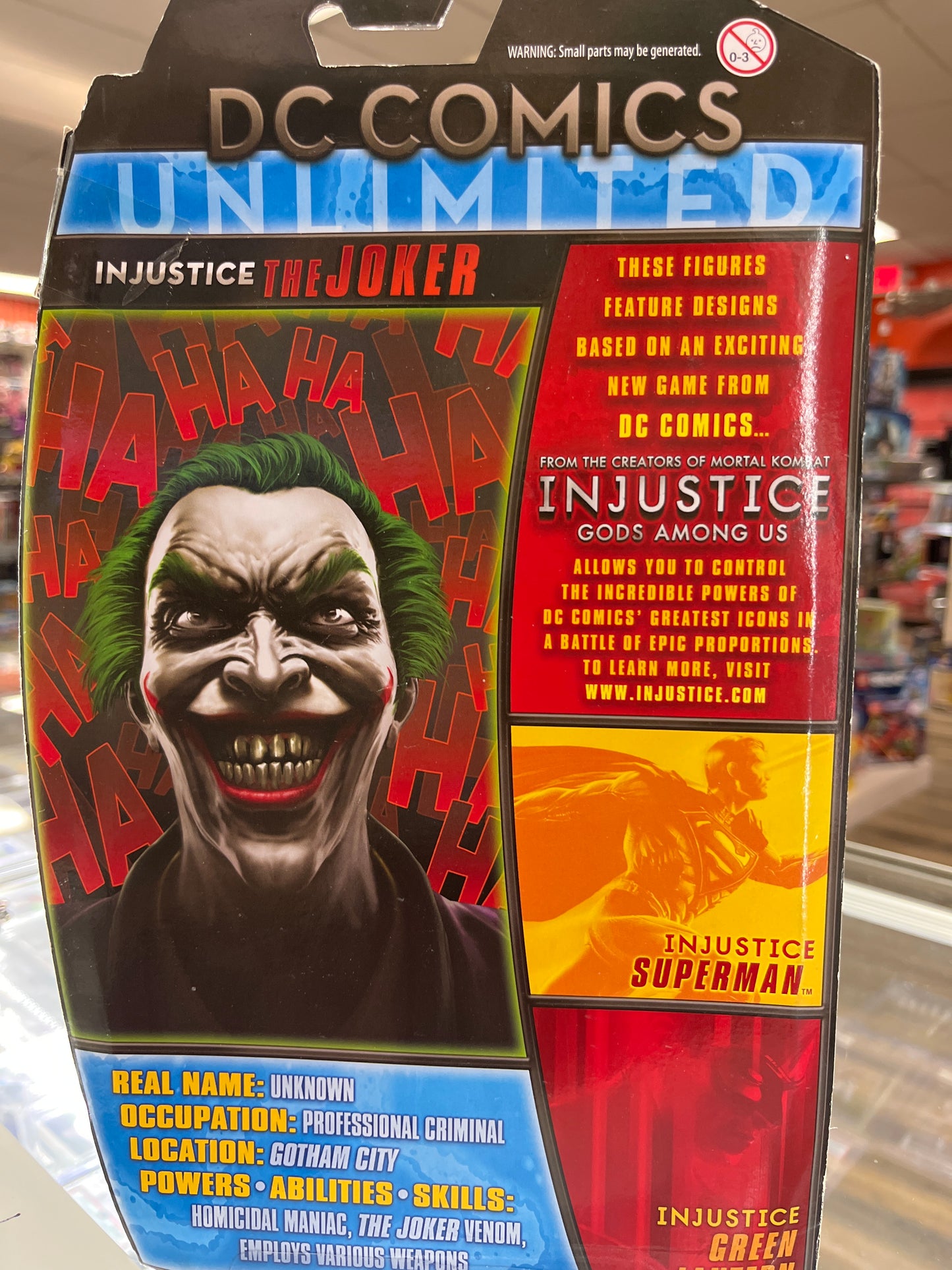 DC COMICS UNLIMITED INJUSTICE THE JOKER ACTION FIGURE