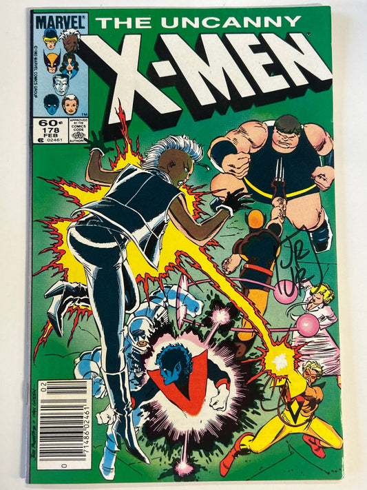 MARVEL COMICS UNCANNY X-MEN 178 SIGNED NEAR MINT CONDITION