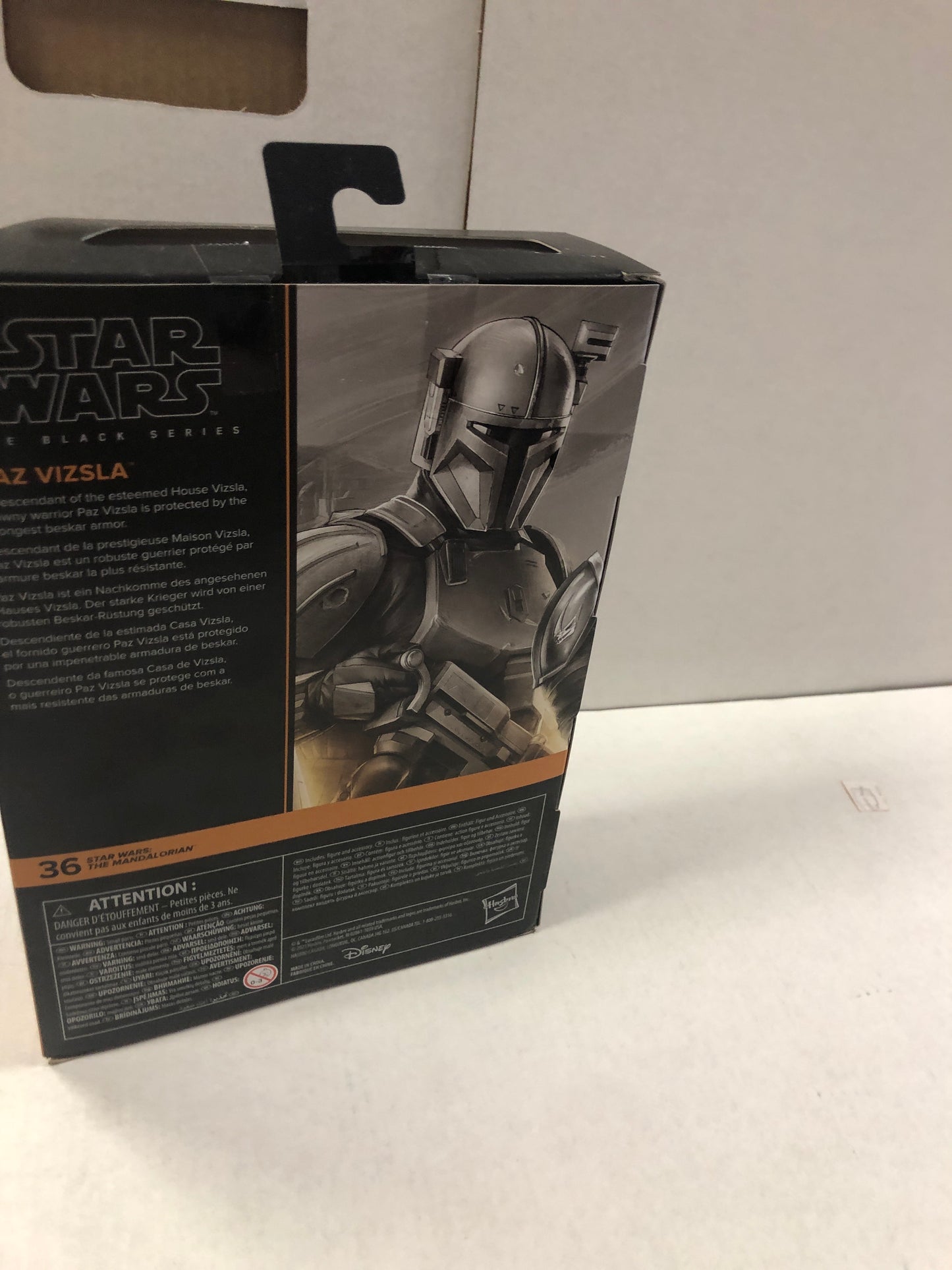 HASBRO STAR WARS THE BLACK SERIES STAR WARS THE MANDALORIAN PAZ VIZSLA GOOD CONDITION