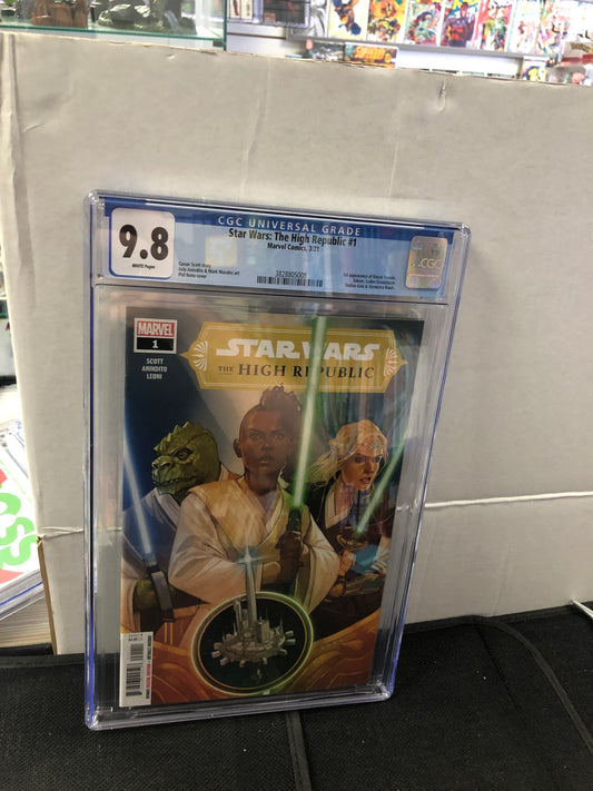 MARVEL COMICS STAR WARS THE HIGH REPUBLIC #1 (2021) 1ST APPEARANCE OF KEEVE TRENNIS CGC 9.8 WP