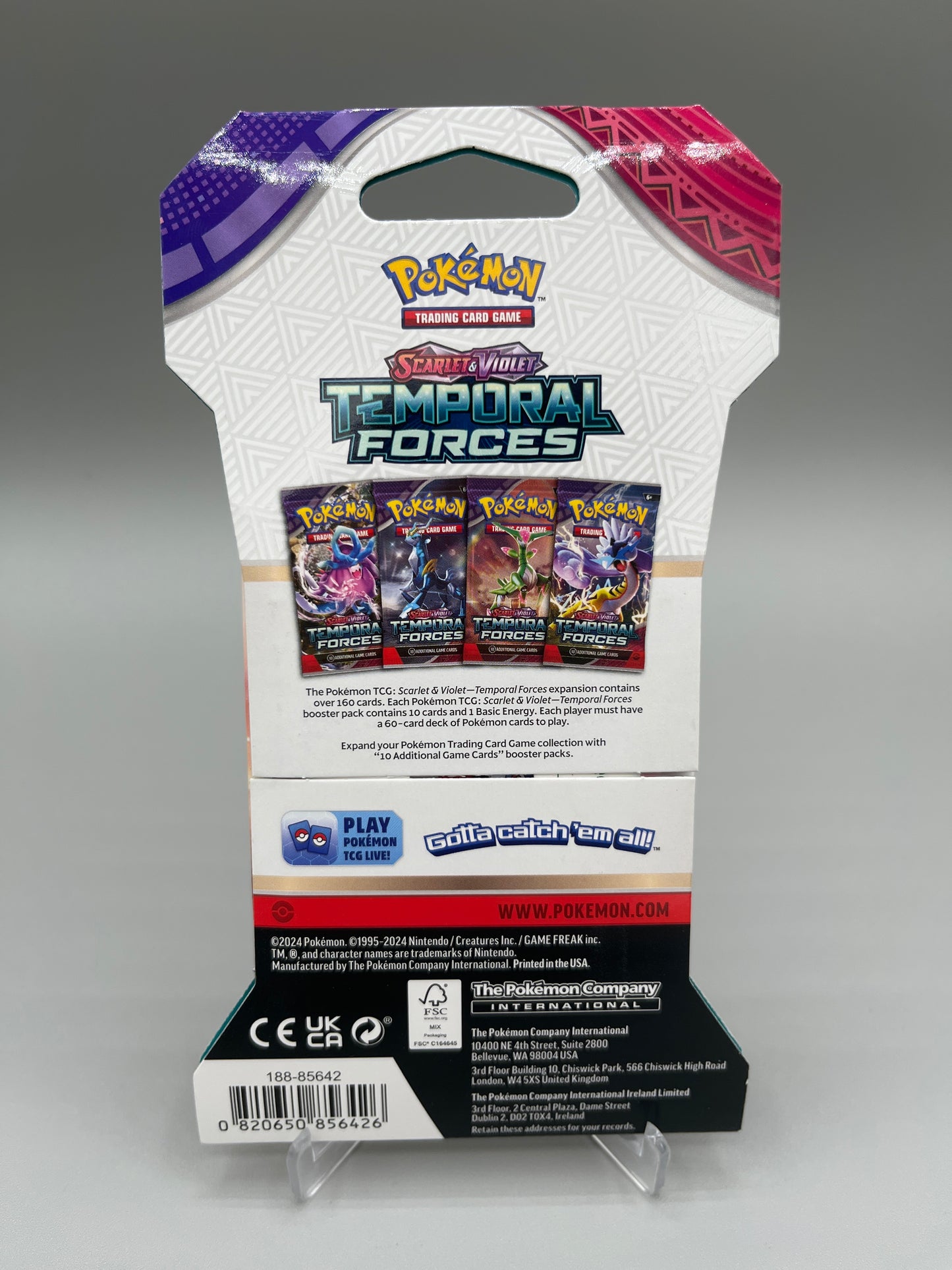 Pokémon Trading Card Game Scarlet & Violet Temporal Forces Booster Pack