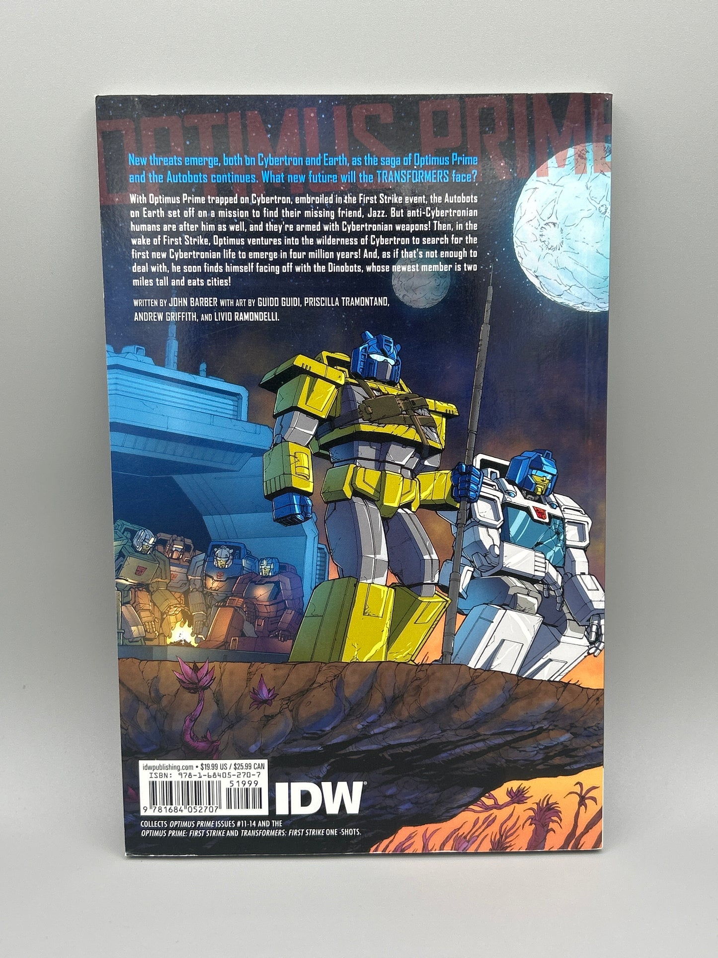 IDW OPTIMUS PRIME Trade Paperback