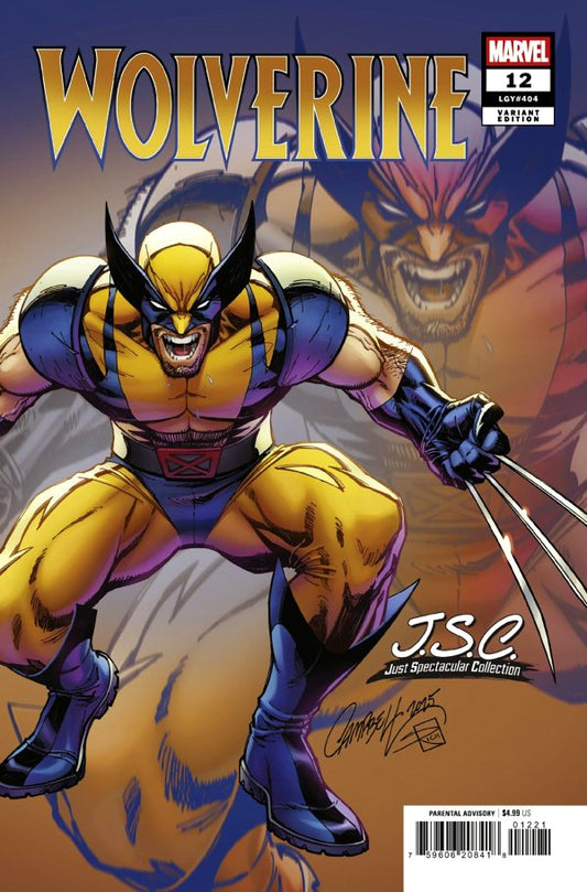 MARVEL COMICS WOLVERINE #12 JSC CVR