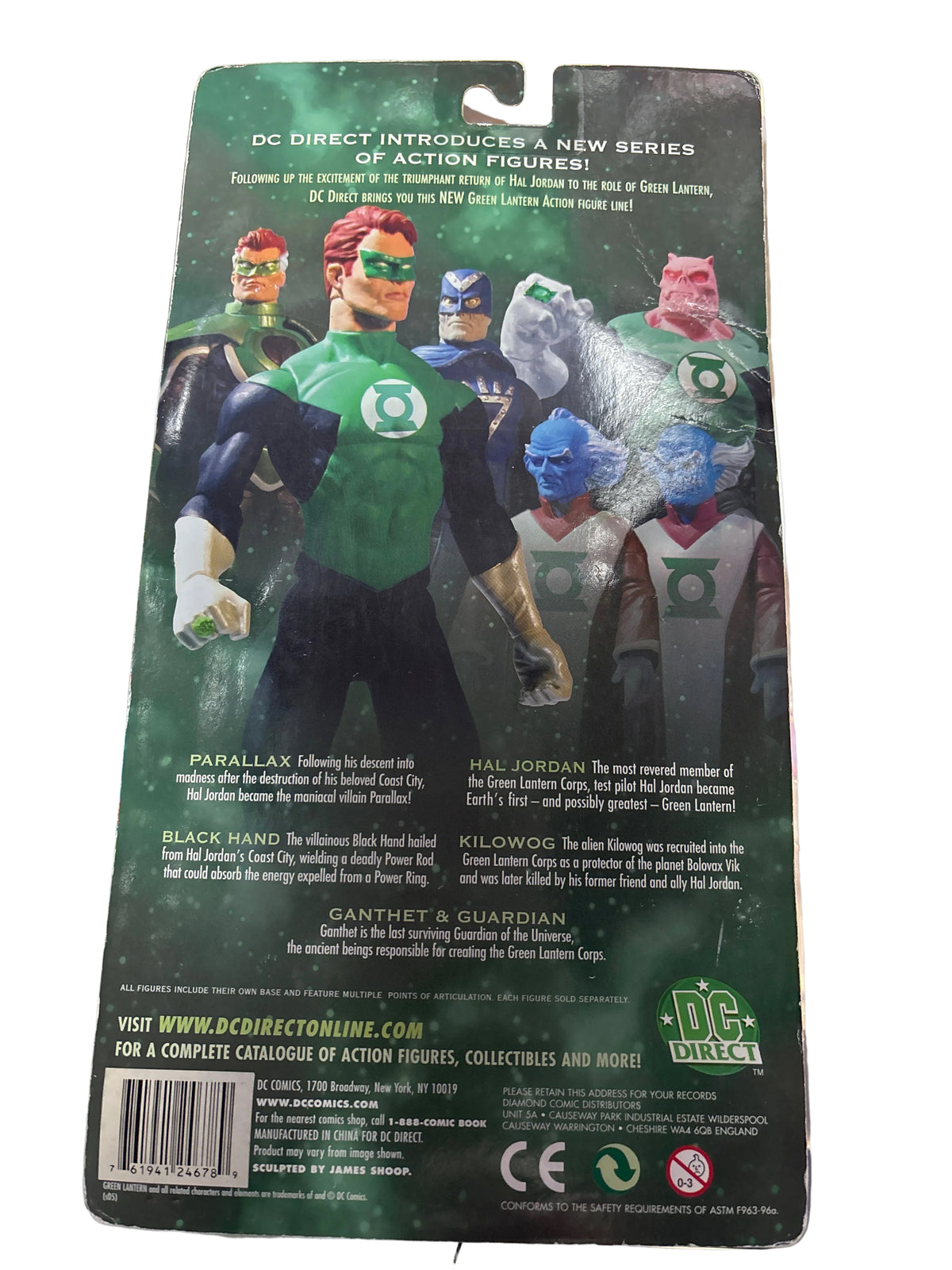 DC SERIES 1 GREEN LANTERN ACTION FIGURES