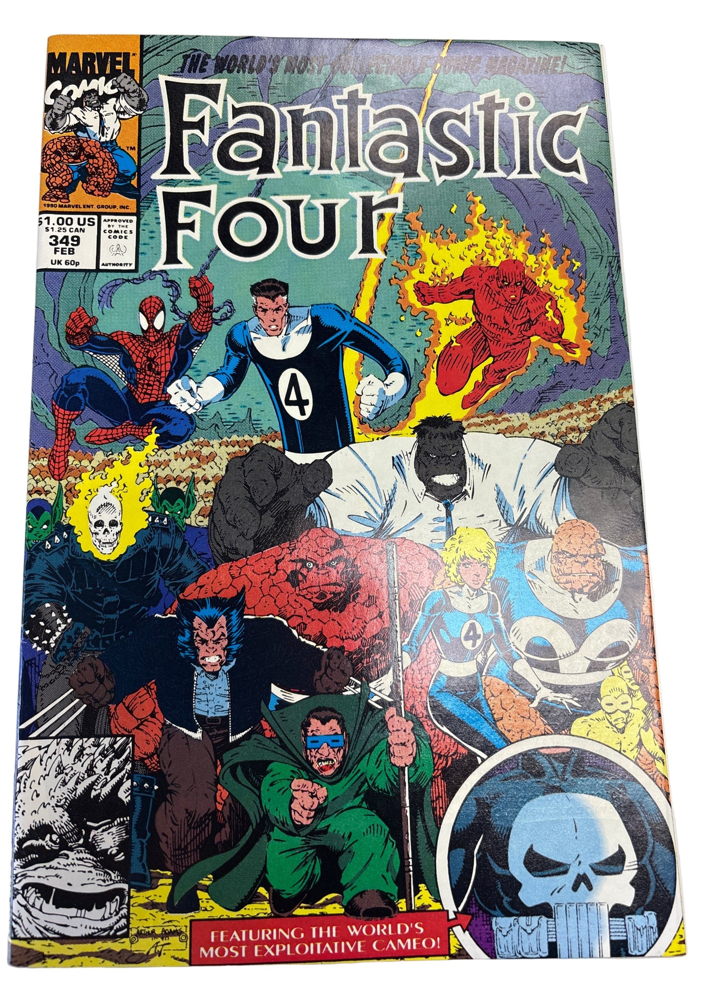 MARVEL COMICS FANTASTIC FOUR #349