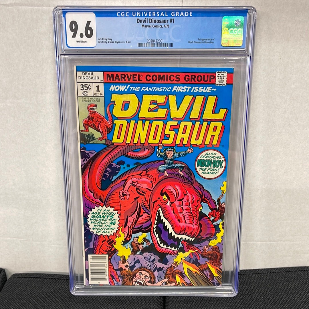 MARVEL COMICS DEVIL DINOSAUR #1 CGC 9.6