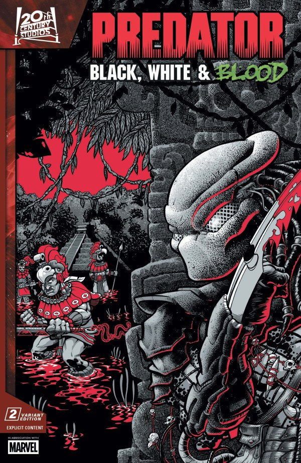 MARVEL COMICS PREDATOR BLACK, WHITE, & BLOOD #2