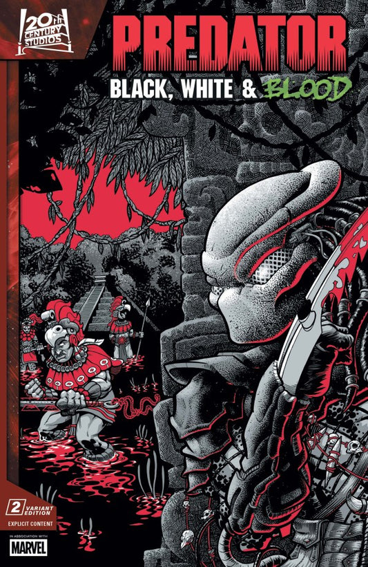 MARVEL COMICS PREDATOR BLACK, WHITE, & BLOOD #2