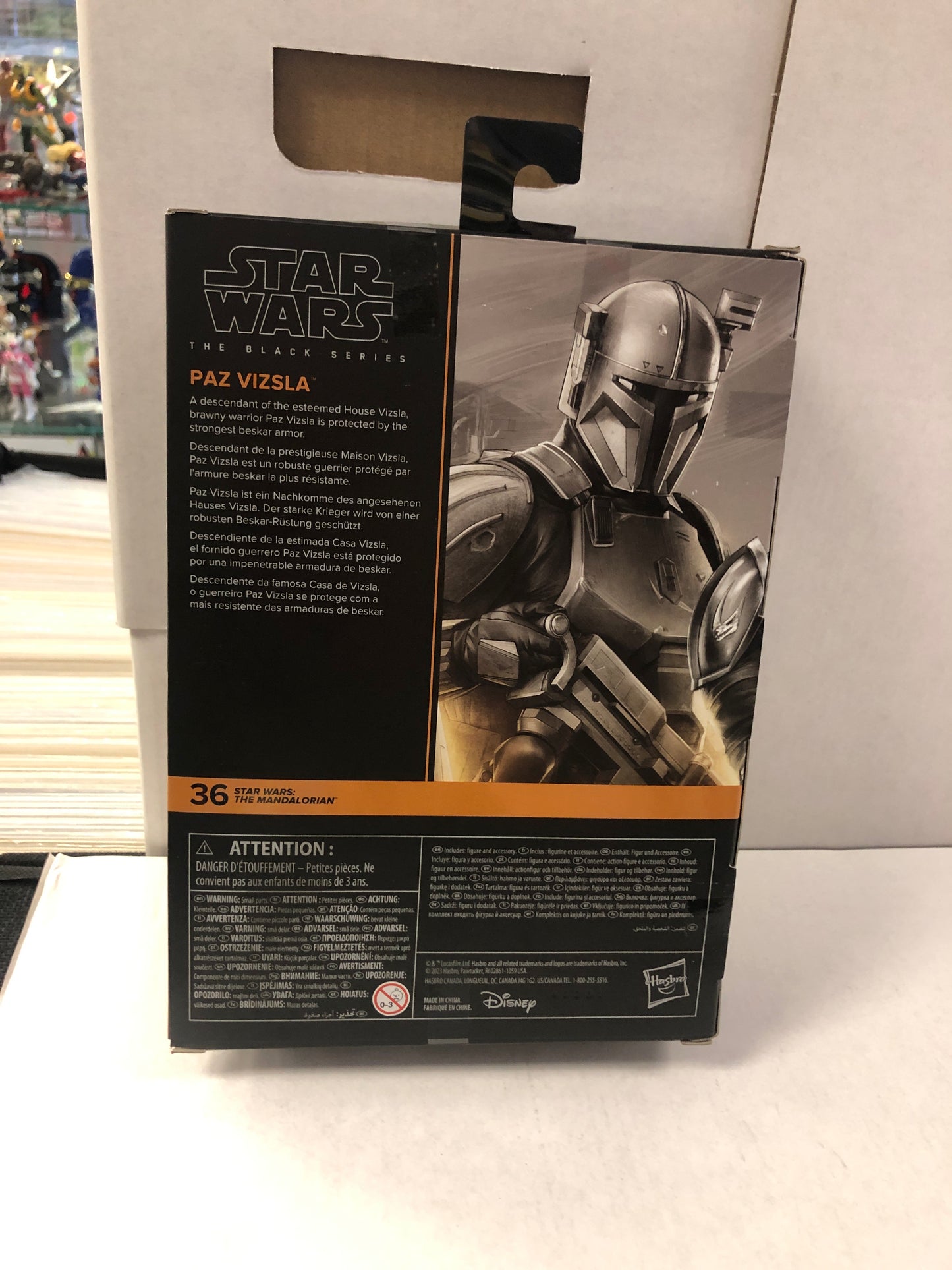 HASBRO STAR WARS THE BLACK SERIES STAR WARS THE MANDALORIAN PAZ VIZSLA DECENT CONDITION