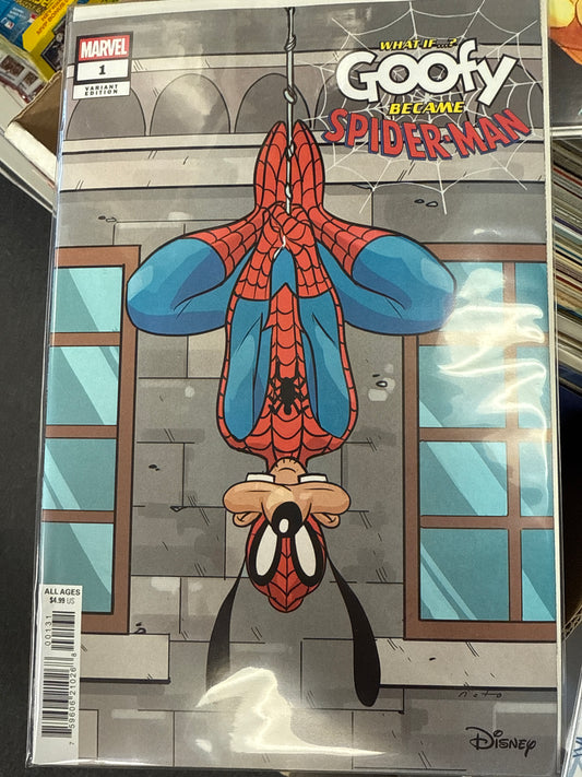 MARVEL COMICS WHAT IF GOOFY BECAME SPIDER-MAN ? #1 PHIL NOTO VARIANT