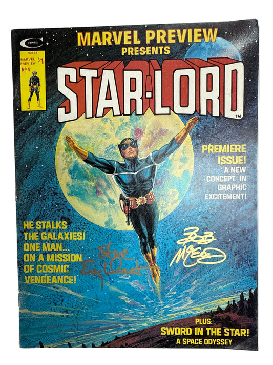 MARVEL PREVIEW PRESENTS STAR-LORD DOUBLE SIGNATURE BOB MCLOUD STEVE