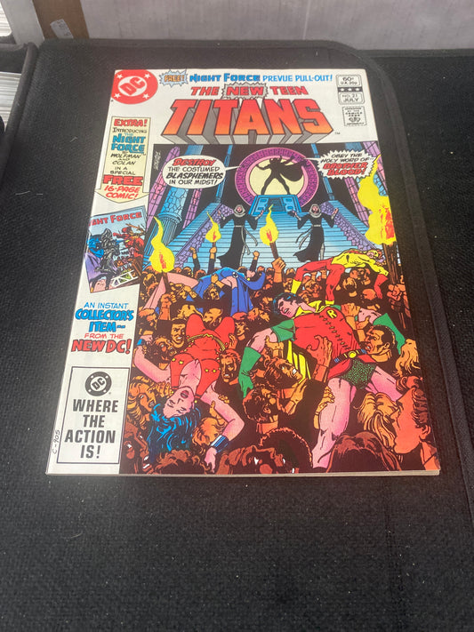 NEW TEEN TITANS #21 (1982) 1ST APPEARANCE OF BROTHER BLOOD/ MOTHER MAYHEM/BARON WINTERS