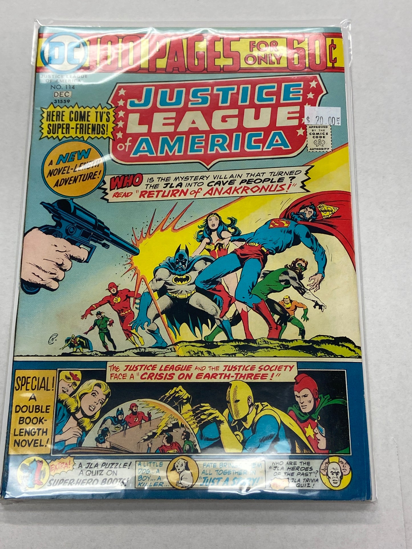 DC COMICS JUSTICE LEAGUE OF AMERICA NO. 114