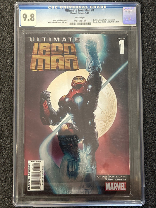 MARVEL COMICS ULTIMATE IRON MAN #1 CGC 9.8 WP