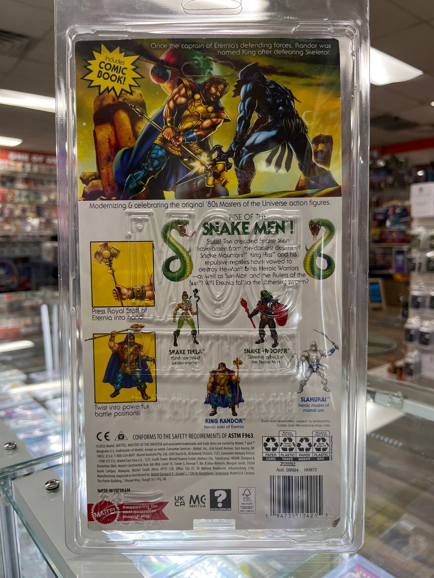 MASTERS OF THE UNIVERSE KING RANDOR